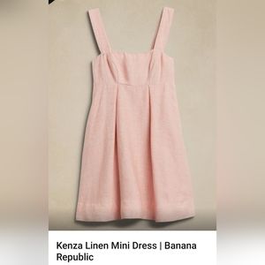 Mid length linen dress
